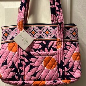 Vera Bradley Little Betsy Loves Me Pattern Small Tote Bag